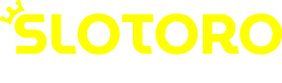 Logo Slotoro: korona nad żółtym słowem SLOTORO i biały podpis CASINO